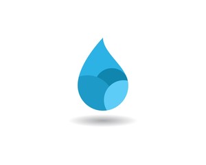 water drop Logo Template
