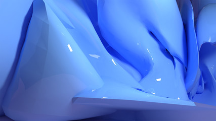 blue abstact background 3d render