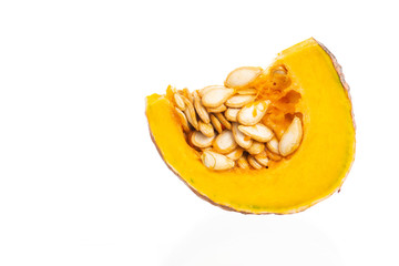 Thai pumpkins  on white background