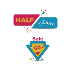 Sale badges set