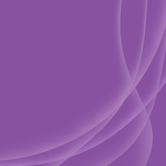Smooth white lines on purple background with copy space for your text.