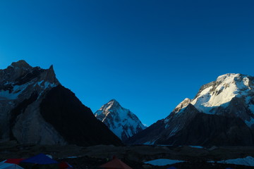 Obraz premium K2 Base Camp and Concordia trek in Pakistan Karakoram