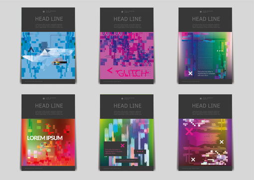 Vector brochure cover template