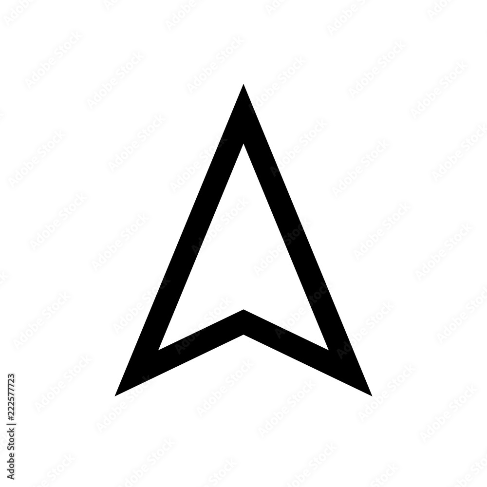Poster arrow icon vector direction pointer symbols