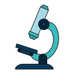 microscope laboratory isolated icon