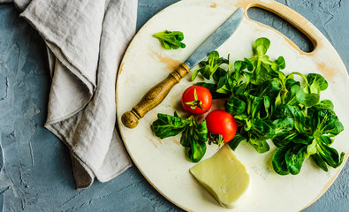 Organic food concept