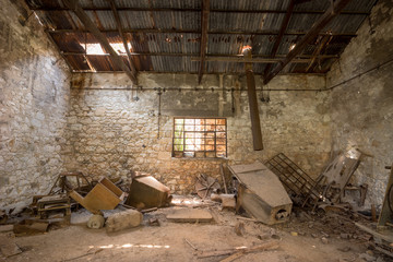 Paliorema, inside an old Sulphur Mine