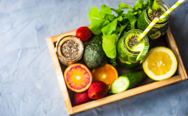 Organic food concept