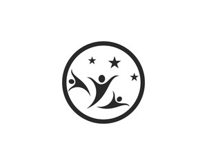 Obraz premium Community, network and social icon