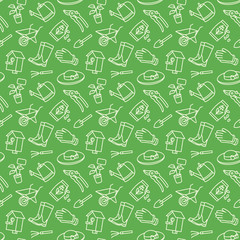 Garden icon tool pattern