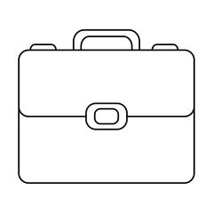 portfolio briefcase isolated icon