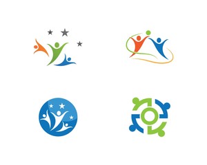 Fototapeta premium Community, network and social icon