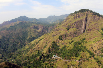 The view of Ella Rock from Little Adam's Peak in Ella