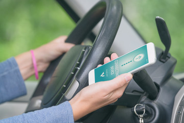 Connecting smart phone to the car audio system