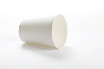 white Paper cup