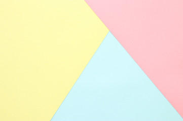 Abstract pastel colored paper texture. Minimal geometric shapes and lines. trendy design concept.