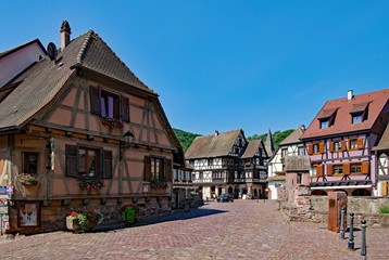 Fototapeta na wymiar Altstadt von Kaysersberg, Elsass, Frankreich 