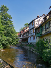 Fototapeta na wymiar In der Altstadt von Kaysersberg, Alsace, Frankreich 
