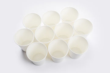 white Paper cup