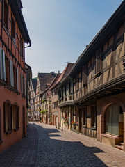 Altstadt von Kaysersberg, Elsass, Frankreich 