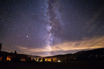 Milky Way over Plasse's Resort