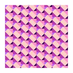Concetto rosa arte vettoriale stampa tessile mosaico mattonella geometrico texture colorato senza cucitura