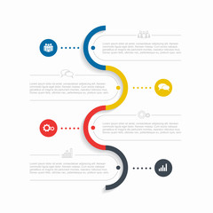 Infographic design template with place for your data. Vector illustration.