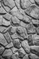 Decorative natural stones wall texture. Concrete abstract background.