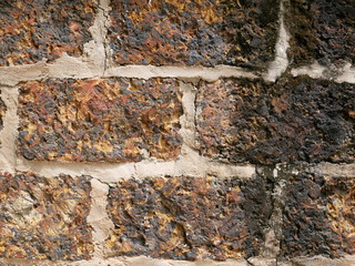 old brick wall background,stone floor texture