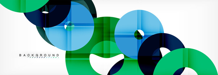 Fototapeta premium Modern geometrical abstract background