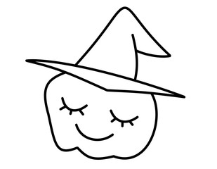 ハロウィン(線画)