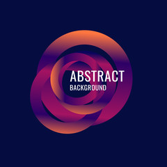 Modern collage of simple geometric shapes. Abstract composition and background