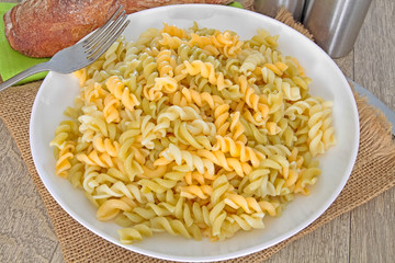 pâtes au légumes