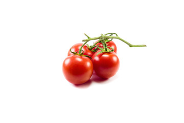 Rispentomaten tomate tomaten isoliert freigestellt auf weißen Hintergrund, Freisteller