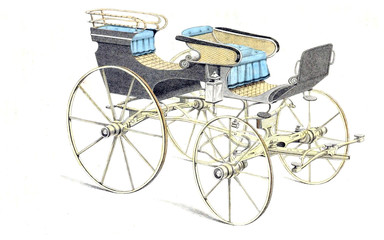 Plakat Vintage carriage