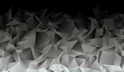 Abstract Low-Poly triangular modern background