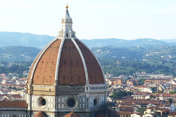 Fototapeta na wymiar Dome of the cathedral, Florence, Italy