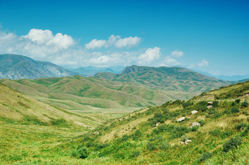 Fototapeta na wymiar Mountain plateau