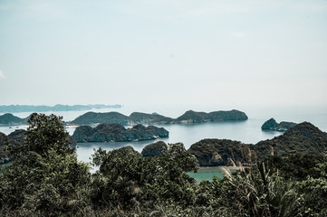 Baie d'Halong vue Vietnam