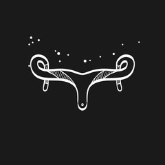 Sketch icon in black - Bicycle drop bar