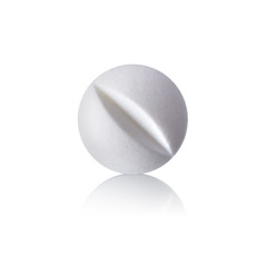 pill, isolated on white