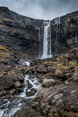 waterfall in Faeroe