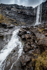 waterfall in Faeroe