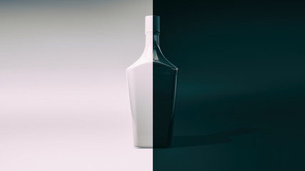 modern vase 3d illustration