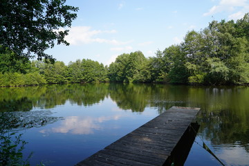 Obraz premium Blauer See