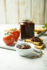 Homemade tomato jam