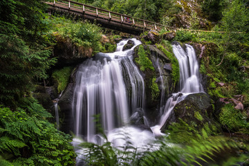 Fototapeta na wymiar triberg germany waterfall