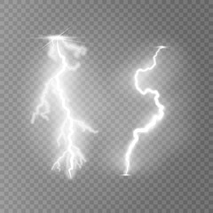 Vector illustration. Transparent light effect