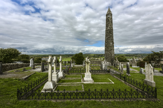 Ardmore Round Tower and Ruins of St. Declan's Church, Youghal, Waterford, Ireland