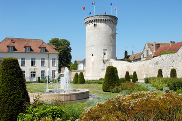 Ville de Vernon, Tour des Archives, vestige du château fort construit par Philippe-Auguste à la...